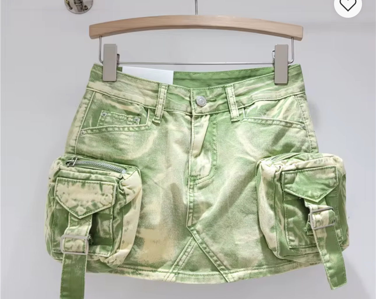 Green skort