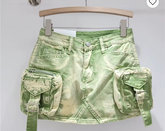 Green skort
